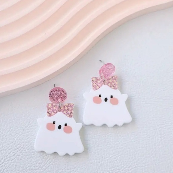 Cute ghost earrings - Picture 1 of 4